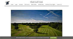 Desktop Screenshot of ifieldgolf.com