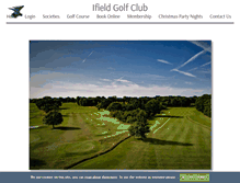 Tablet Screenshot of ifieldgolf.com